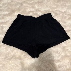 Hollister Black Ultra High Rise Cotton Mini Shorts